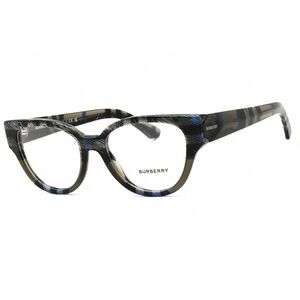 NWT Burberry 0BE2421 Checkered Lichen Round 51mm Eyeglasses